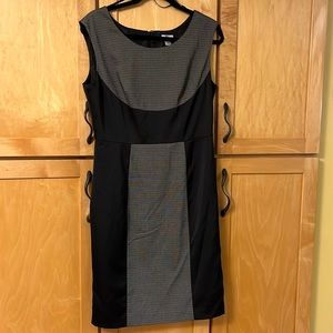 Worthington Dress size 10, Black with print